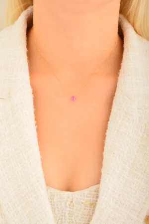 Cebeci 14 Ayar Su Damlası Altın Kolye