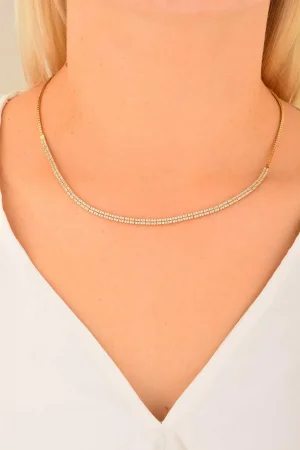 Cebeci 14 Ayar Su Yolu Gerdanlık