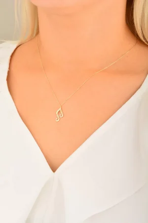 Cebeci 14 Ayar Taşlı Altın Kolye