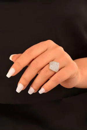 Cebeci 14 Ayar Taşlı Altın Yüzük