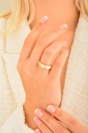 Cebeci 14 Ayar Taşlı Altın Yüzük