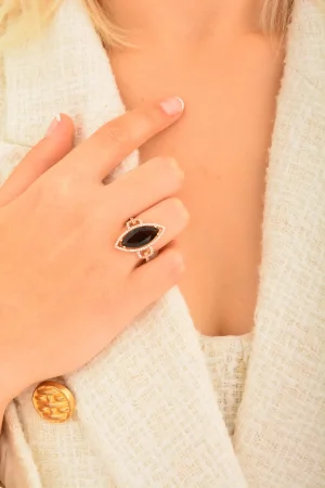 Cebeci 14 Ayar Taşlı Altın Yüzük