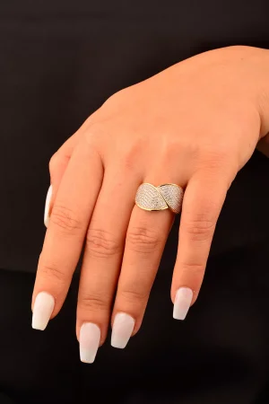 Cebeci 14 Ayar Taşlı Altın Yüzük