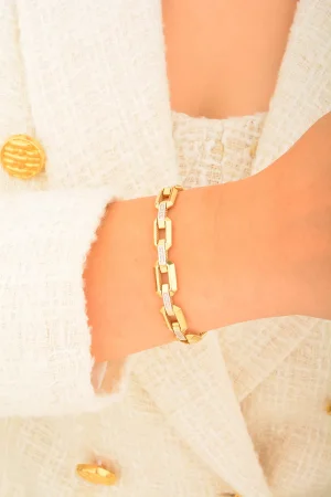 Cebeci 14 Ayar Taşlı Bileklik