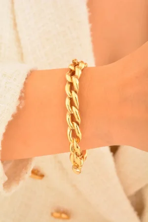 Cebeci 14 Ayar Zincir Altın Bileklik