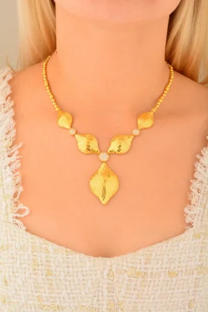 Cebeci 22 Ayar Deniz Kabuğu Altın Kolye