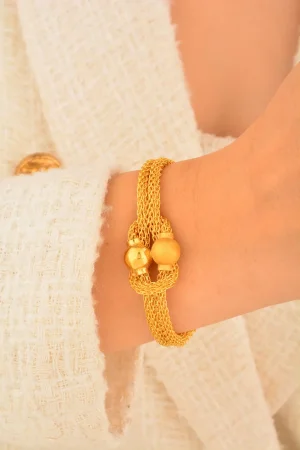 Cebeci 22 Ayar Toplu Düğüm Bileklik