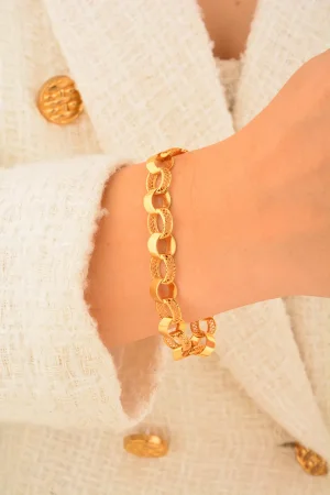 Cebeci 22 Ayar Zincir Altın Bileklik