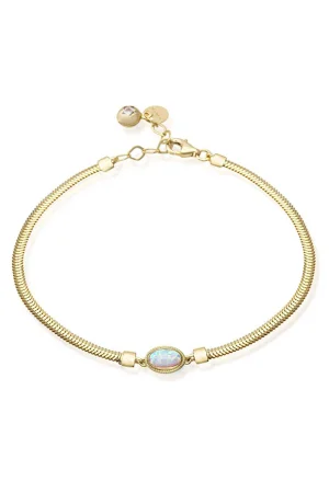 Cebeci 14 Ayar Balıksırtı Sedefli Altın Bileklik