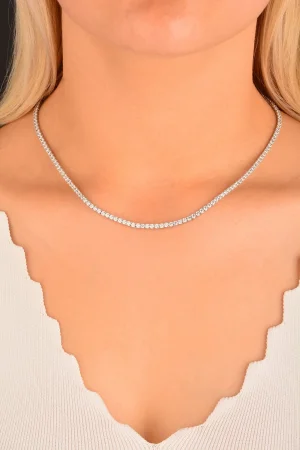 Cebeci 14 Ayar Suyolu Taşlı Altın Kolye