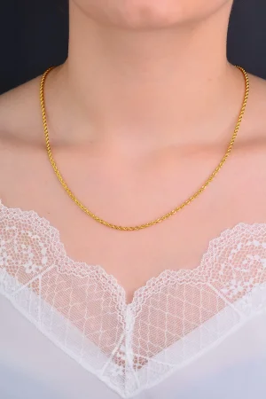 Burgu Zincir Altın Kolye