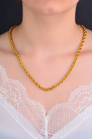 Burgu Zincir Altın Kolye