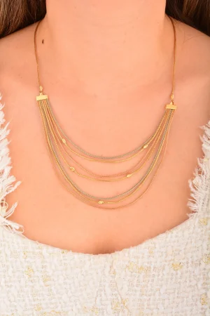 Cebeci 14 Ayar İtalyan Dorikalı Altın Kolye