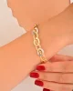 Cebeci 14 Ayar Renkli Altın Bileklik