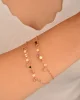 Cebeci 14 Ayar Pullu Rose Altın Bileklik