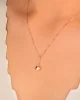 Cebeci 14 Ayar Rose Sıra Taşlı Altın Kolye