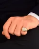 Cebeci Büyük Taşlı Erkek Altın Yüzük