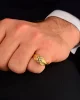 Erkek Taşlı Altın Yüzük