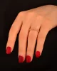 Cebeci 14 Ayar Taşlı Rose Altın Yüzük