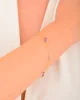 Cebeci 14 Ayar Mor Taşlı Altın Bileklik