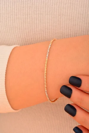 Cebeci 14 Ayar Renkli Dorikalı Altın Bileklik