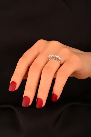 Beş Taş Altın Yüzük