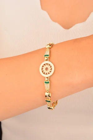 Cebeci 14 Ayar Güneş Altın Bileklik