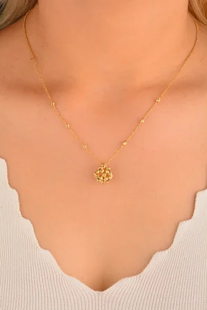 Cebeci 14 Ayar Dorikalı Altın Kolye