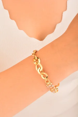 Cebeci 14 Ayar Dorikalı Altın Bileklik