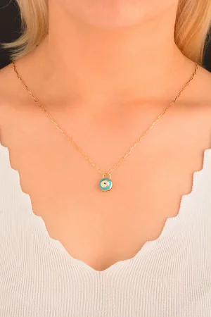 Cebeci 14 Ayar Göz Altın Kolye