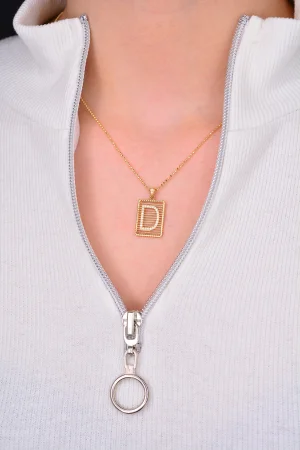 Cebeci 14 Ayar Harf Altın Kolye Ucu