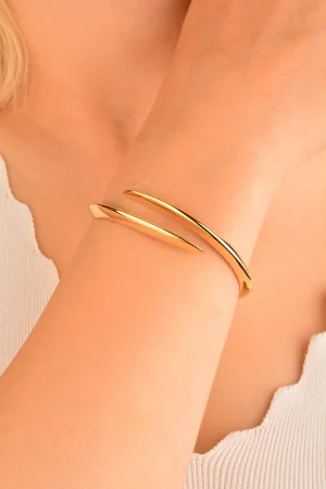 Cebeci 14 Ayar Kelepçe Altın Bileklik