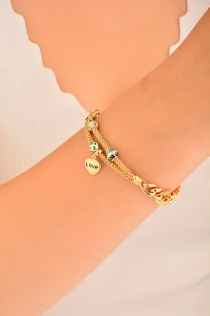 Cebeci 14 Ayar Kalpli Altın Bileklik