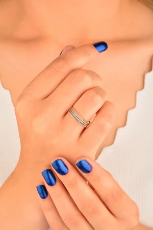 Cebeci 14 Ayar Rose Taşlı Altın Yüzük