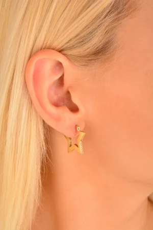 Cebeci 14 Ayar Taşlı Yıldız Altın Künye