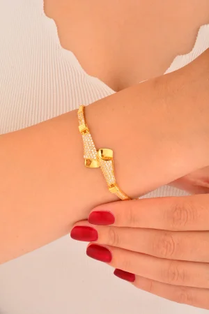 Cebeci 22 Ayar Taşlı Altın Bileklik