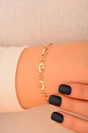 Cebeci 14 Ayar Dorikalı Altın Bileklik