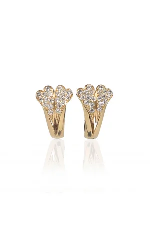 Fantazi Altın Küpe