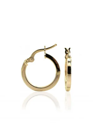 Cebeci 14 Ayar Altın Halka Küpe