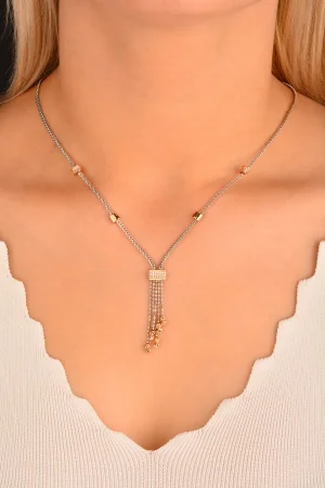 Cebeci 14 Ayar Renkli Altın Kolye