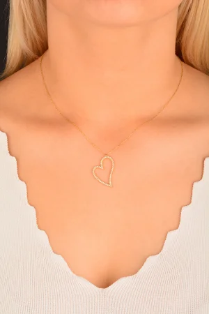 Cebeci 14 Ayar Kalpli Altın Kolye