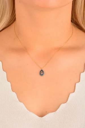 Nazarlı Altın Kolye