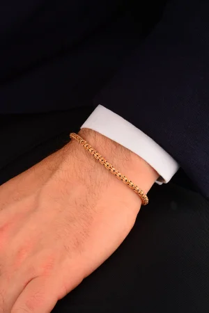 Rose Altın Erkek Bileklik