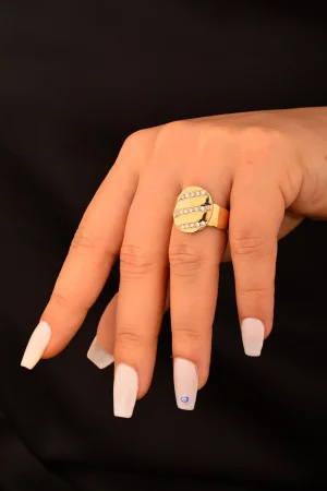 Taşlı Daire Anne Yüzüğü