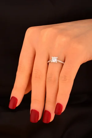 Taşlı Tek Taş Altın Yüzük