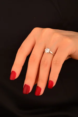 Tek Taş Altın Yüzük