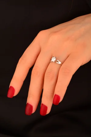 Tek Taş Altın Yüzük