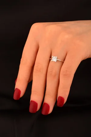 Tek Taş Altın Yüzük