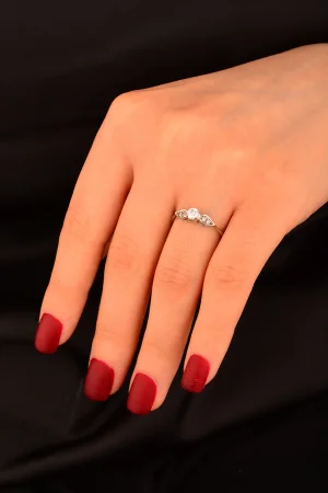 Tek Taş Altın Yüzük