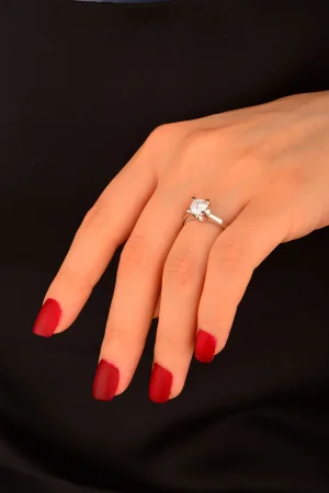 Tek Taş Altın Yüzük